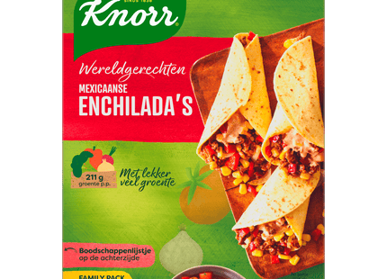 Knorr World dish Mexican enchiladas