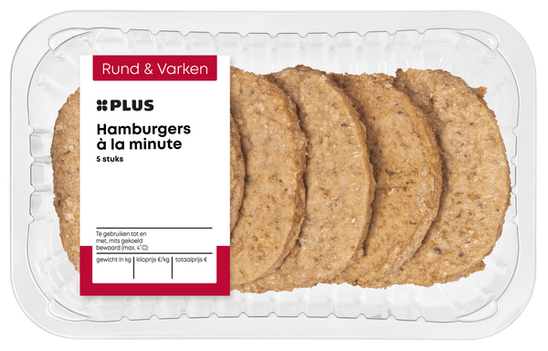 Burger à la minute 5 Stück