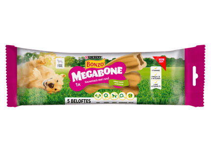 Bonzo Megabone hondensnacks kauwstaaf groot