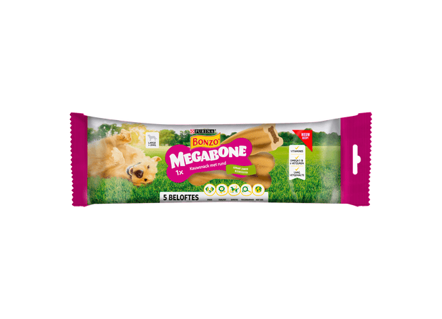 Bonzo Megabone hondensnacks kauwstaaf groot