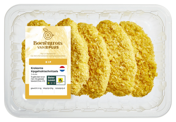 Boerentrots Knusprige Hähnchen-Hackfleischschnitzel 5 Stk.