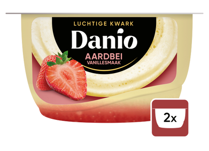 Danio Airy Curd Strawberry Vanilla