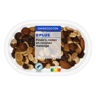 Pindas noten en rozijnen melange
