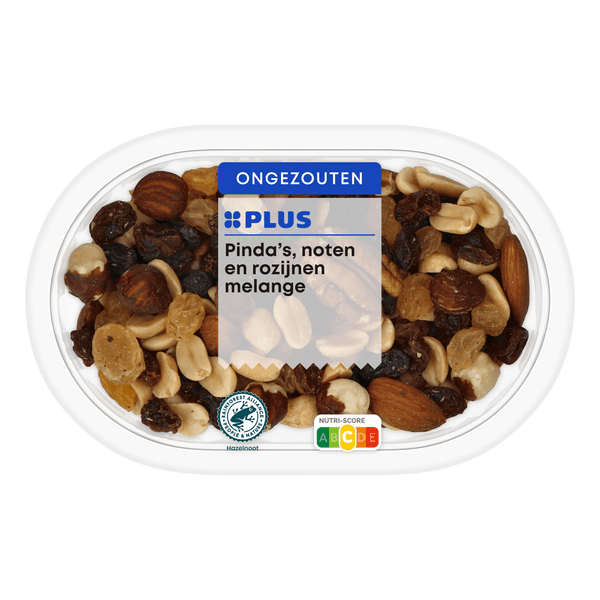 Peanuts, nuts, and raisin mix