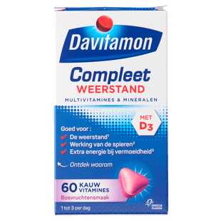 Davitamon Vitamine Compleet kauwtablet bosvrucht