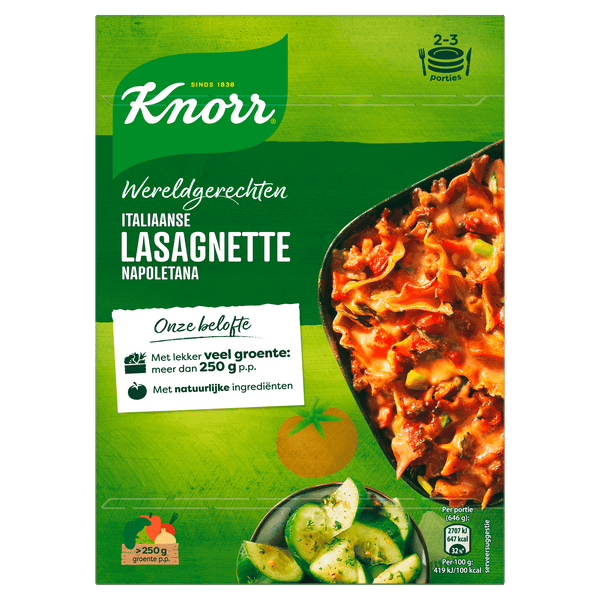 Knorr World Dish Lasagnette Neapolitan