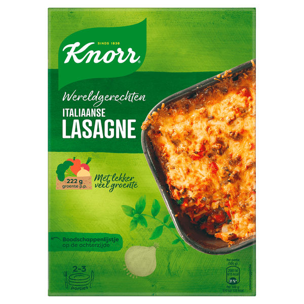 Knorr Weltgericht Lasagne Bolognese