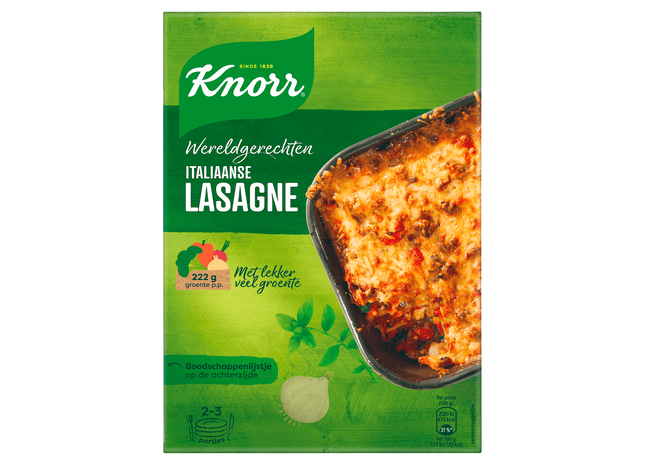 Knorr Wereldgerecht Lasagne bolognese