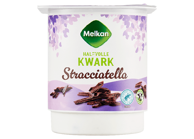 Melkan Halfvolle kwark stracciatella