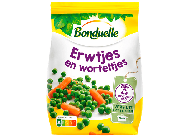 Bonduelle Tuinerwtjes en worteltjes extra fijn