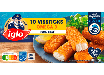 Iglo Fish Sticks Omega3 10 pieces