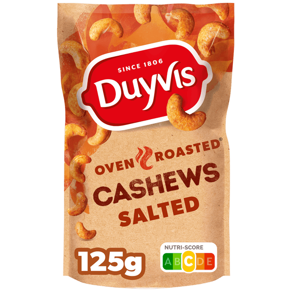 Duyvis Oven roasted gezouten cashews