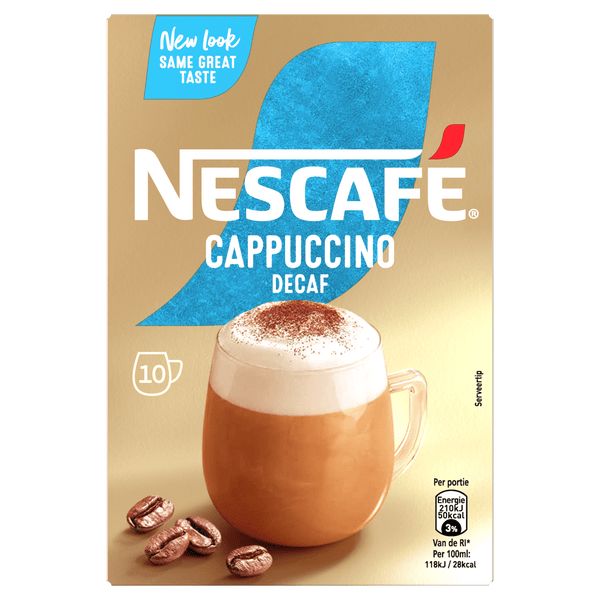 Nescafe Cappuccino Gold entkoffeinierter Löskaffee