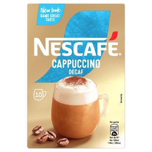 Nescafe Cappuccino gold decaf Oploskoffie