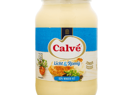 Calvé Mayonnaise jar Light &amp; Creamy