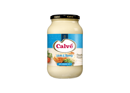 Calvé Mayonnaise jar Light &amp; Creamy