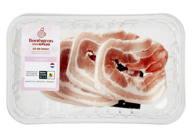 Boerentrots Speklappen dungesneden 5st