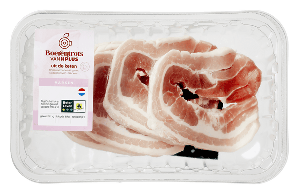 Farmer's Pride Thin-Sliced Pork Belly 5pcs