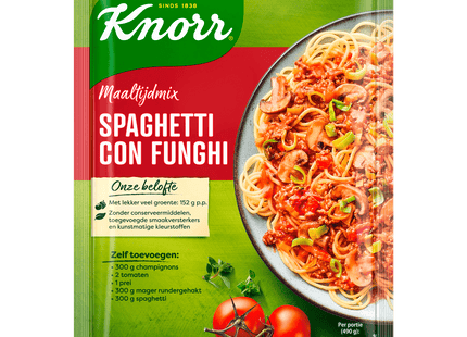 Knorr Meal mix Spaghetti con Funghi