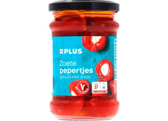 Mit Käse gefüllte Paprika