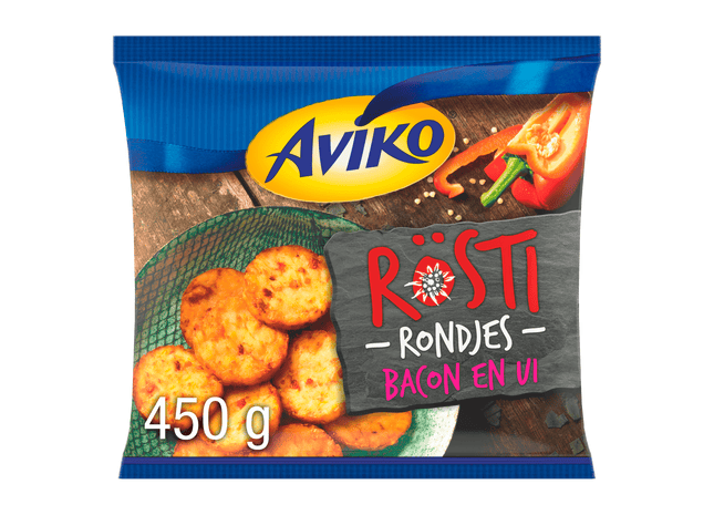 Aviko Rosti rondjes bacon & ui