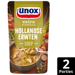Unox-Suppe im Beutel Erbsensuppe