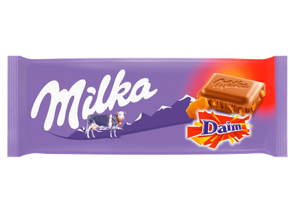 Milka Chocolate Bar Daim