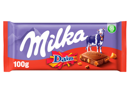 Milka Chocolate Bar Daim