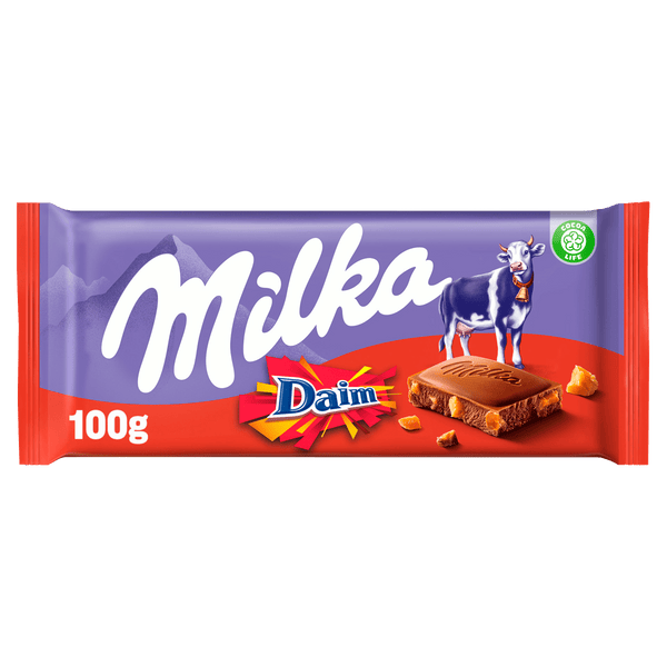 Milka Chocoladereep Daim