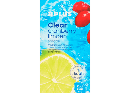 Clear cranberry lime