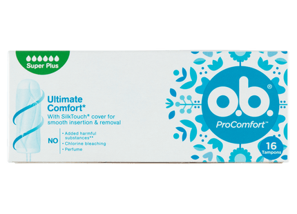 O.B. Tampons procomfort super