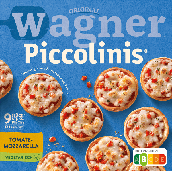 Wagner Piccolini mini pizza tomaat mozzarella
