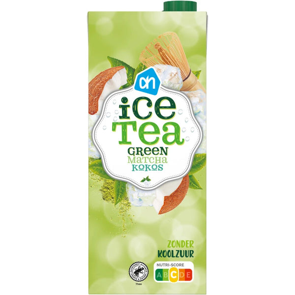 Ice tea green matcha kokos