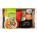 Orzo with crispy aubergine fresh meal kit