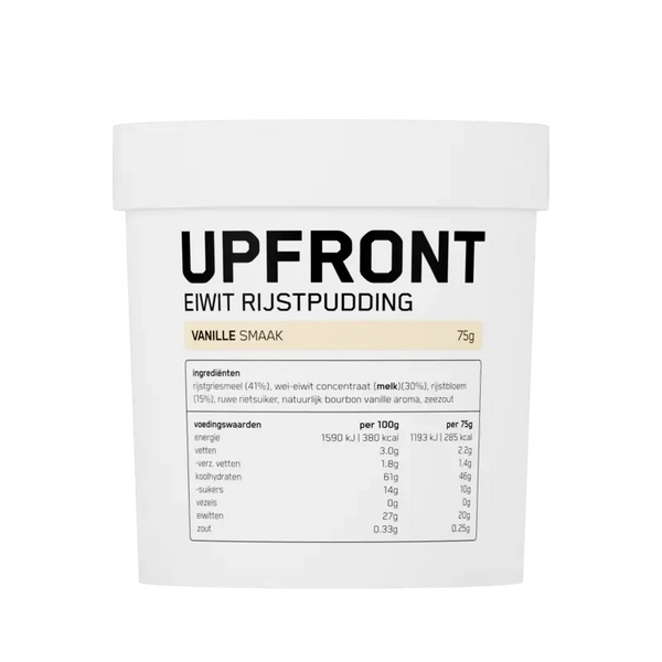 Upfront Eiwit rijstpudding vanille smaak