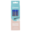 24Basics Balpen met dop blauw 10st