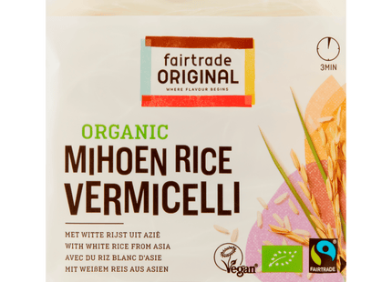 Fairtrade Original White Rice vermicelli bio FT vegan