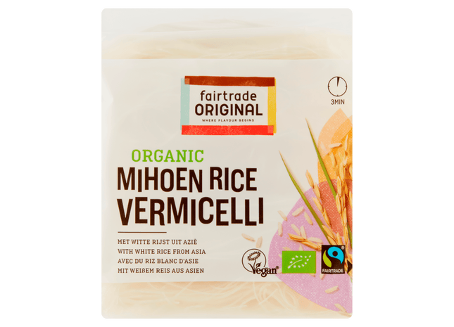 Fairtrade Original White Rice vermicelli bio FT vegan