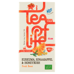 Tea of Life Fresh Boost kurkuma sinaasappel