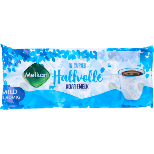 Melkan Coffee Creamer Cups Semi-skimmed
