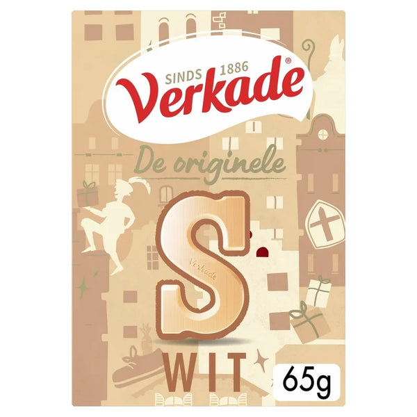 Verkade Chocoladeletter wit