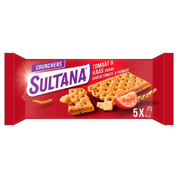 Sultana Crunchers Kaas/Tomaat