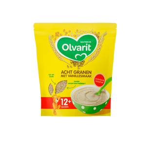 Olvarit 12+mnd Pap Acht Granen Vanille