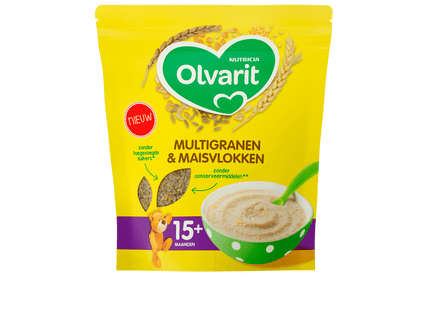 Olvarit 15+ Monate Porridge Mehrkorn &amp; Cornflakes