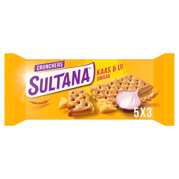 Sultana Crunchers Käse/Zwiebel