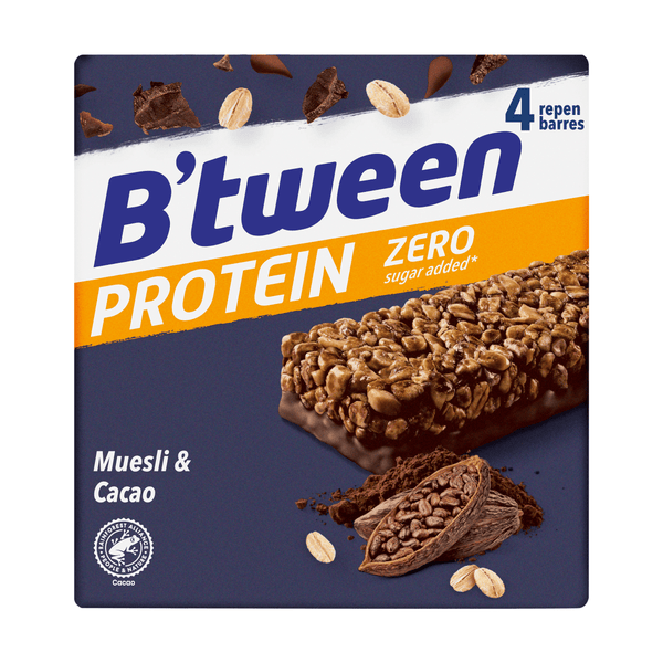 B'tween Zero Cacao Protein Bar
