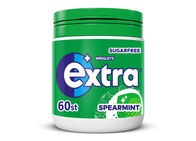 Extra Spearmint kauwgom suikervrij