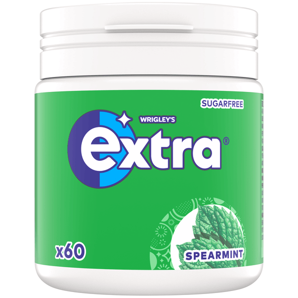 Extra Spearmint kauwgom suikervrij