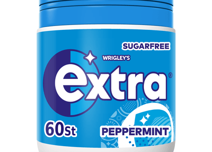 Extra Peppermint kauwgom suikervrij pot