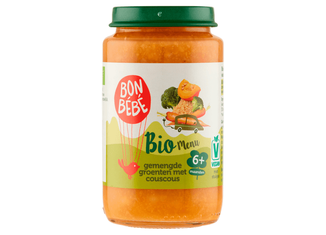 Bonbebe Bio M0617 gemengde groente couscous